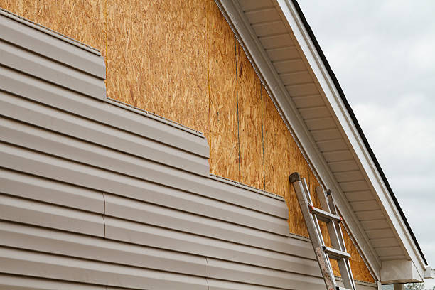 Professional Siding technician working in Chesapeake Beach, MD